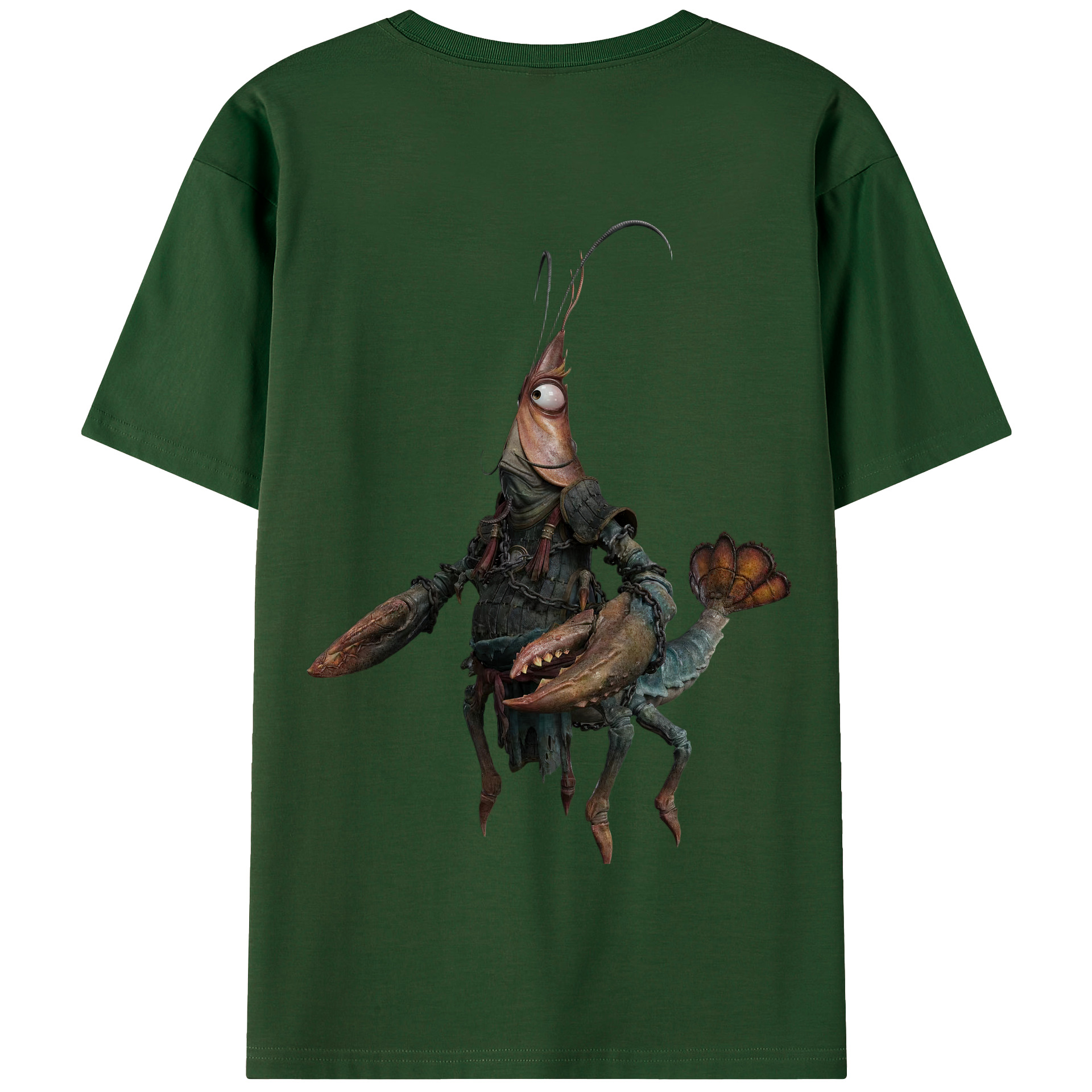 （画像用） Ne Zha 2 ナタ 魔童の大暴れ 綿100％半袖Tシャツ（背面プリント）
